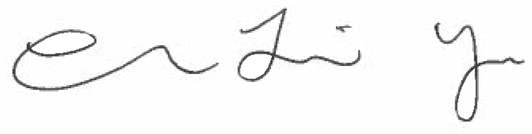 signature of Tien-Tien Yu